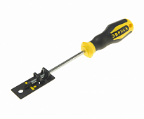 Отвертка крестовая PZ2х125мм Ø6мм магнитная (с держателем ) ER-1DZ-05H ЭВРИКА /1/12/144